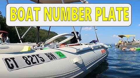 Boat Number Plate Review