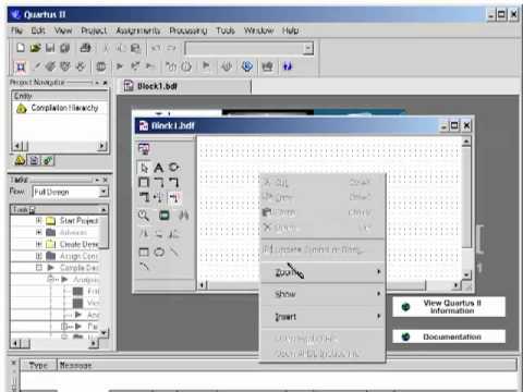 sec 13 11 vhdl Using the LPM Shift register and 74194 Macrofunction