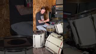 Working on my groove 😅 #drum #drummer #ludwig #tama #punkdrumbeats #zildjian