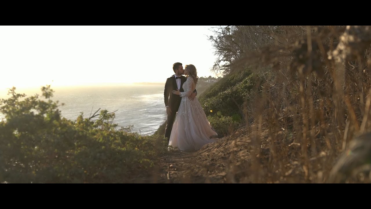 Romantic Elopement by the Pacific Ocean in Santa Barbara of Julia and Bryan