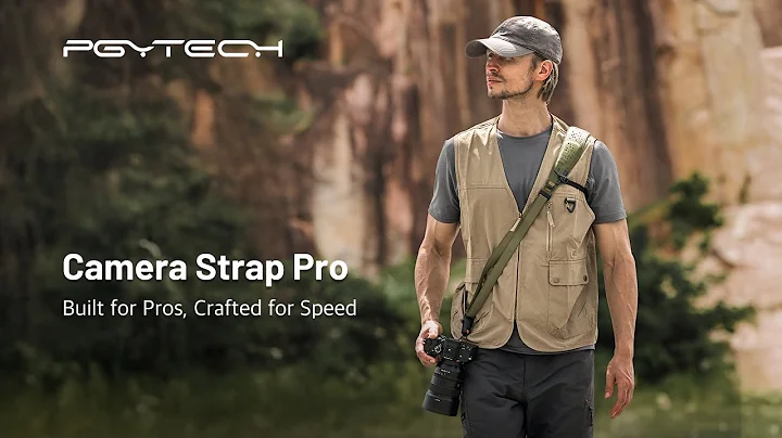 Introducing PGYTECH Camera Strap Pro: Built for Pros, Crafted for Speed