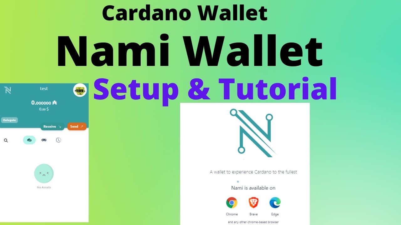 Nami Wallet - How to setup Nami wallet and Nami wallet tutorial - Cardano Blockchain wallet