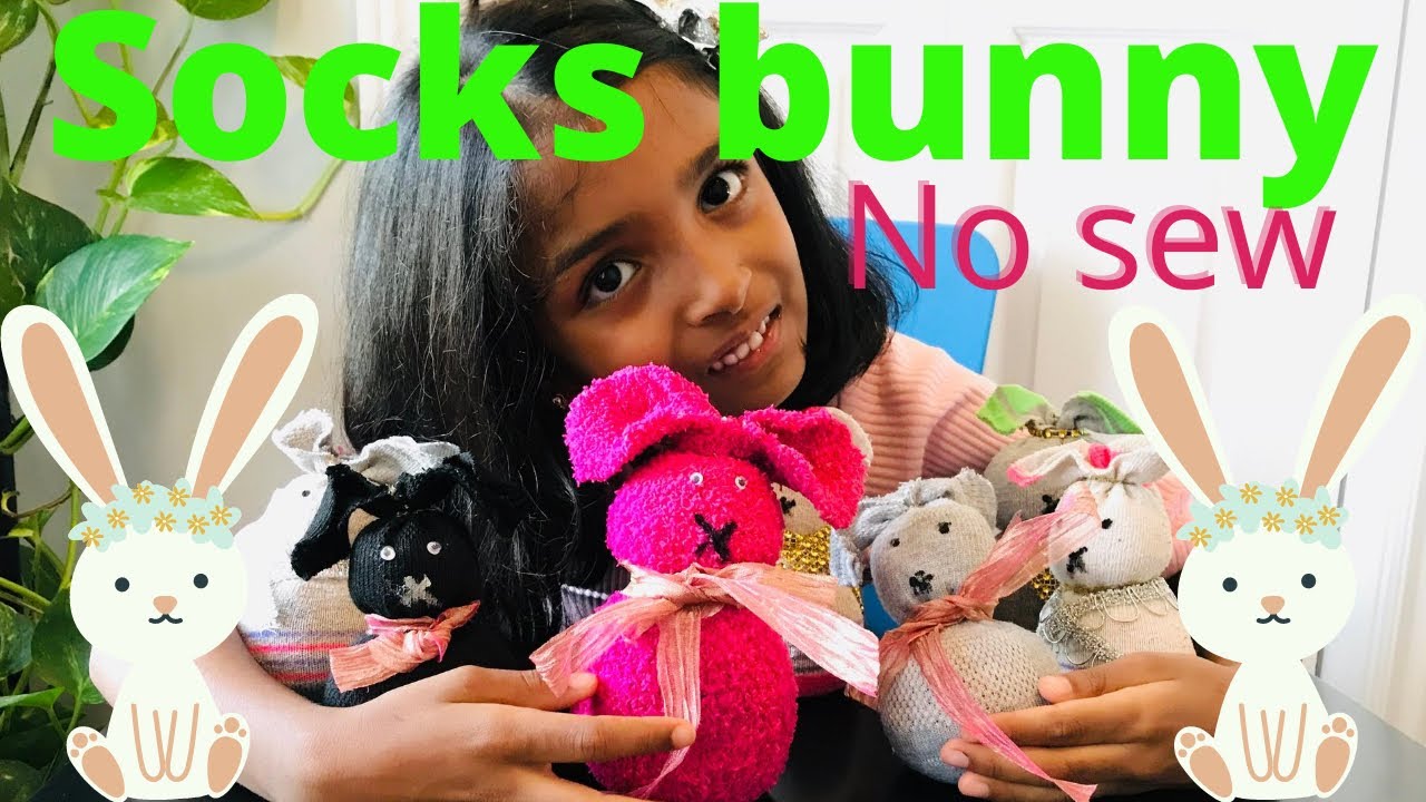 Socks Bunny 🐰 In Tamil / No sew Socks Bunny 🐰 with English subtitles