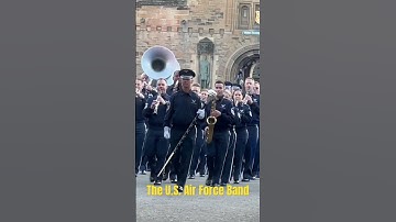 Thumbnail of The U.S. Air Force Band rehearsal their Debut . The Royal Edinburgh Military Tattoo 2023