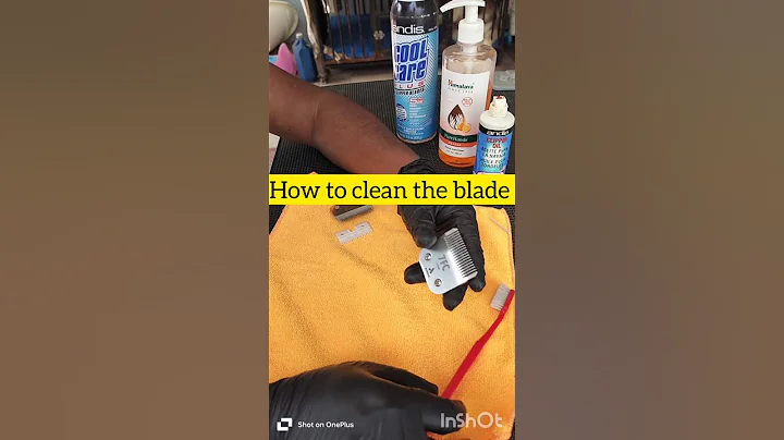How to clean your Blade#blade #andis #grooming #petgrooming #cleaning #groom #pets #puppy #petlover