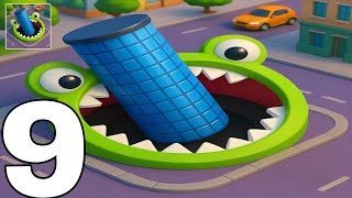 Hole.io - Gameplay Walkthrough Part 9 Tutorial New Mobile Game (Android,ios)