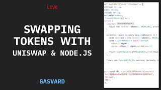 Exploring Uniswap SDK to swap ERC20 tokens programmatically