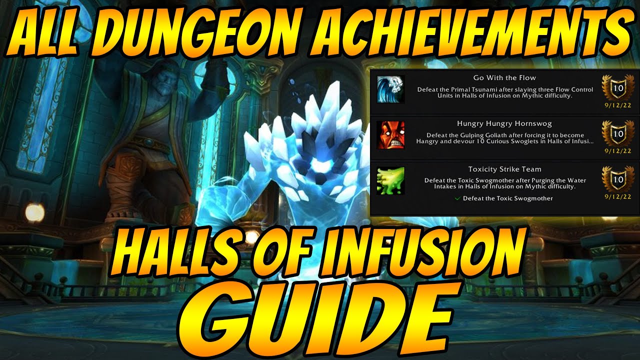 Halls of Infusion all dungeon achievements - Glory of the Dragonflight Dungeon Hero