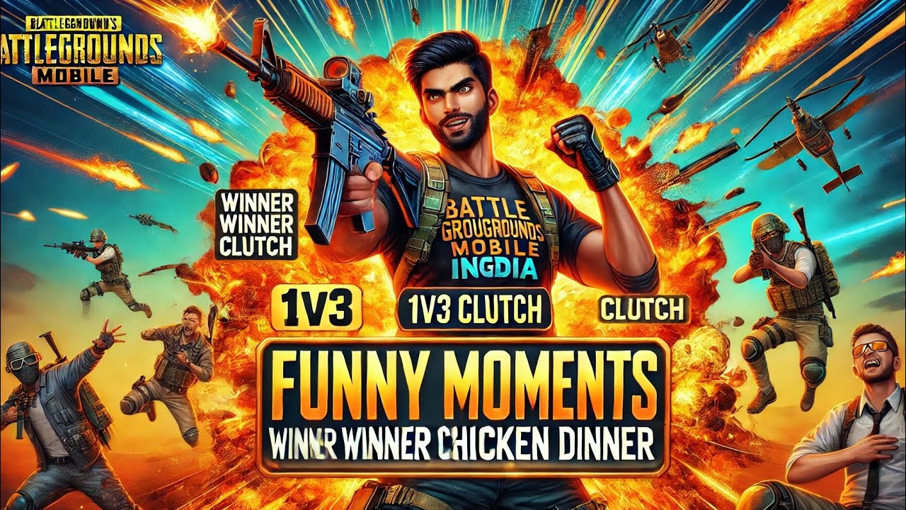 BGMI Funny Moments & Insane 1v3 Clutch - YouTube