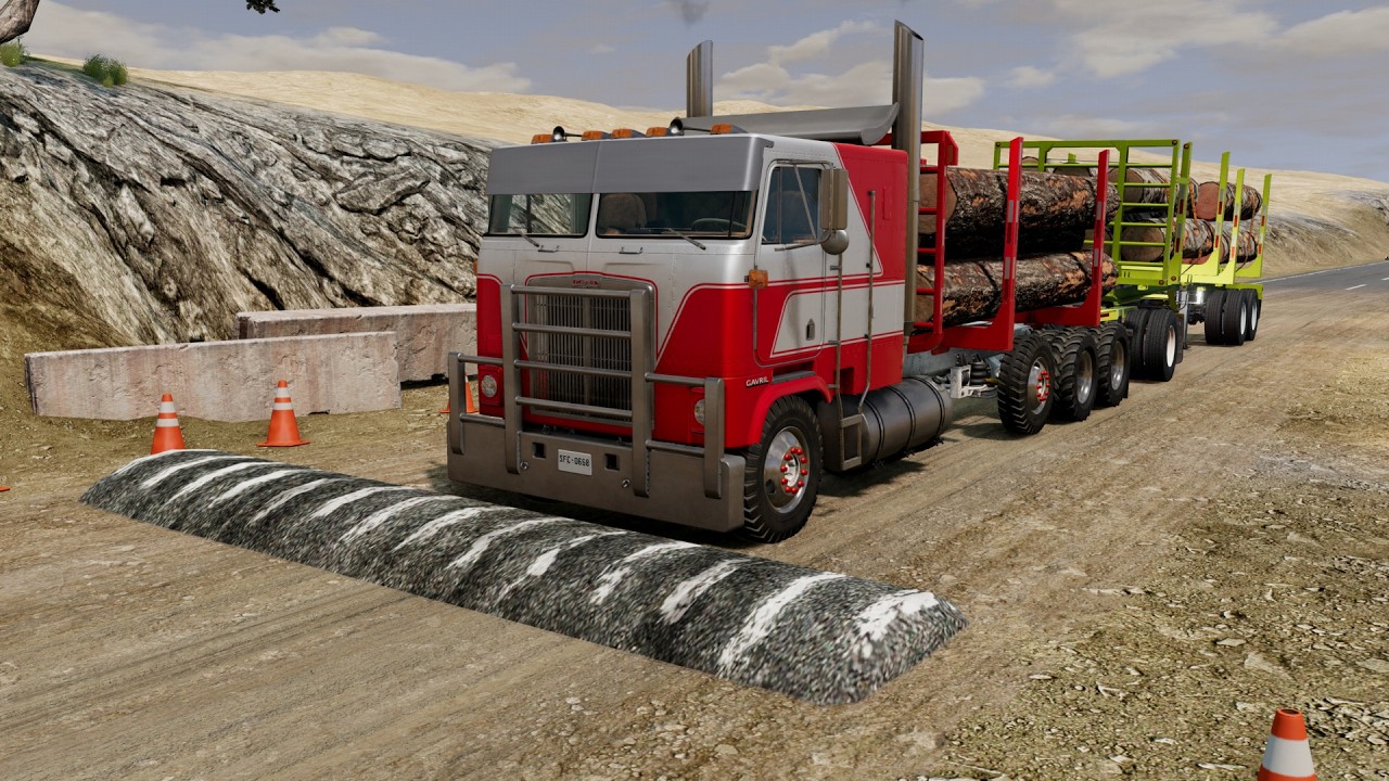 Trucks vs SpeedBump #155 - BeamNG.Drive