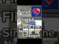 First @SouthwestAir flights since with their new changes from PHX-DEN-SFO on a 737-700 and 737 MAX 8