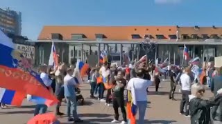 Митинги в Германии в поддержку России!