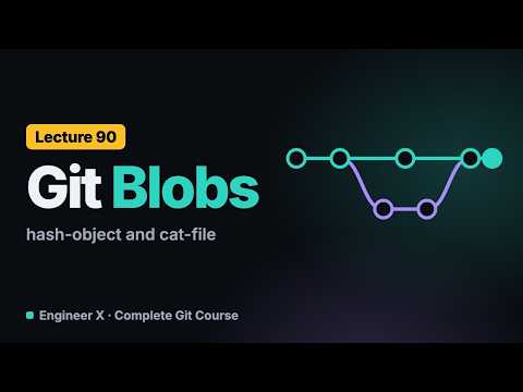 Git Objects Explained: Blobs, git hash-object and git cat-file | Git Course L90