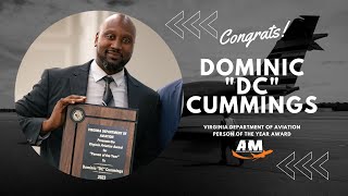 Dominic "DC" Cummings receives Person Of The Year Award | Aviation Institute of Maintenance