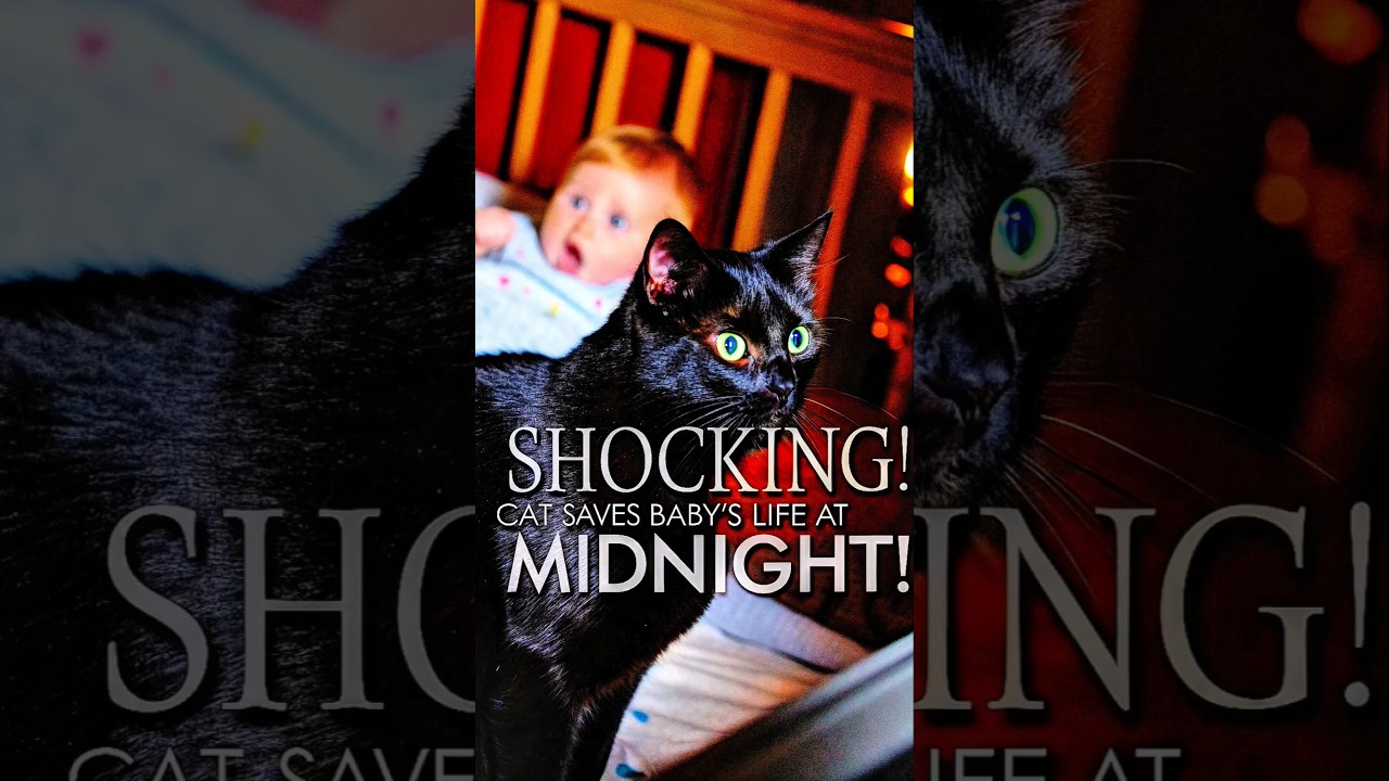 😱 Hero Cat Saves Baby’s Life at Midnight! 🐱 🐥 