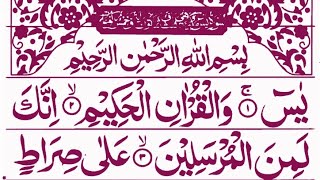 Recitation of Surah Yaseen full HD with Arabic Text || Beautiful tilawat || Qari Rehan || 2024