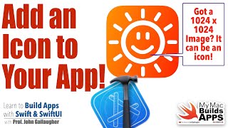 Ch. 1.18 Add an App Icon to a SwiftUI App (2025) screenshot 2