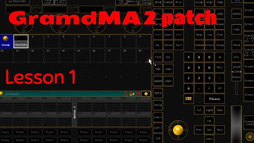 GrandMA2 patch lesson1