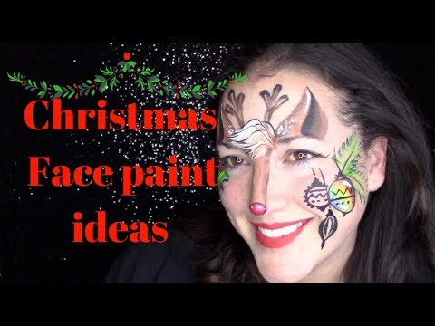 4 Easy Fast Christmas Face Painting Ideas 