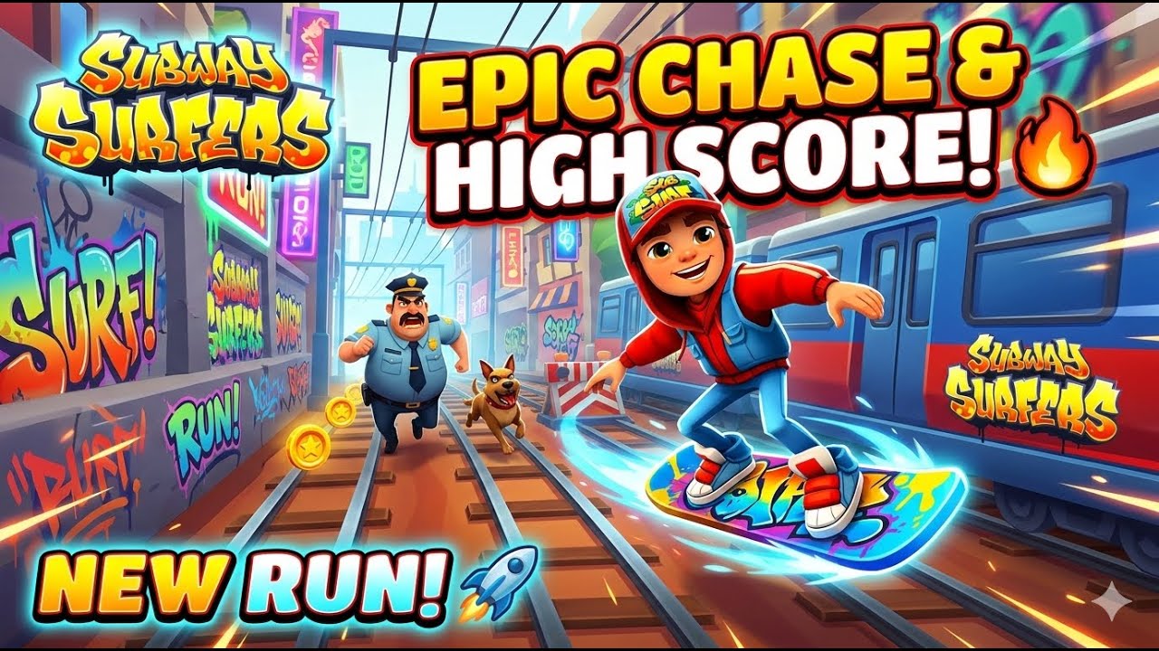 Subway Surfers Live 🔴 Chase High Score😱❤️‍🔥