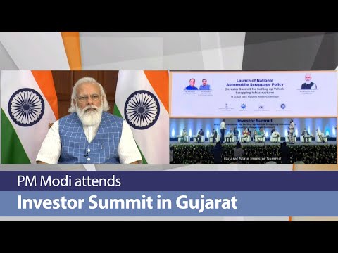 PM Modi attends Investor Summit in Gujarat | PMO