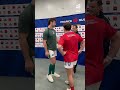 🇫🇷🤝☘️ C'est l'Irlande qui donnera le coup d'envoi ce soir ! #XVdeFrance #FRAIRL