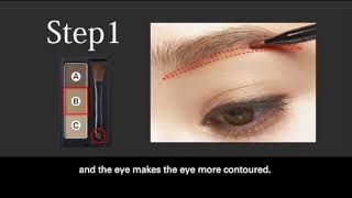 Kate Designing Eyebrow tutorial