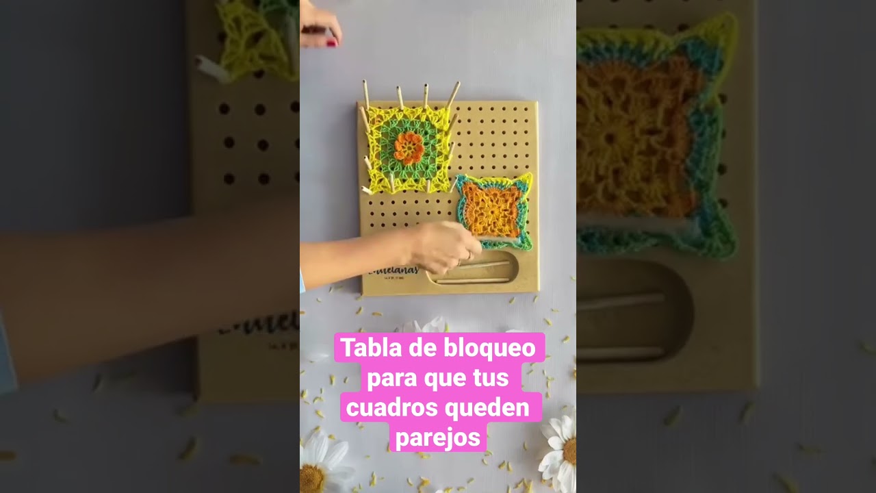 Tablero de bloqueo para crochetEsteras de bloqueo para tejer