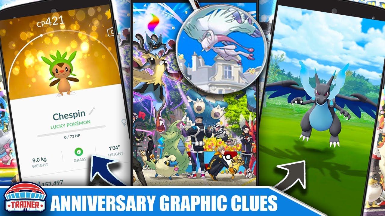 klaver innovation kort GEN 6* COMING SOON?! FOUR YEAR POKÉMON GO ANNIVERSARY CELEBRATION GRAPHIC  ANALYSIS - MEGA EVOLUTION - YouTube