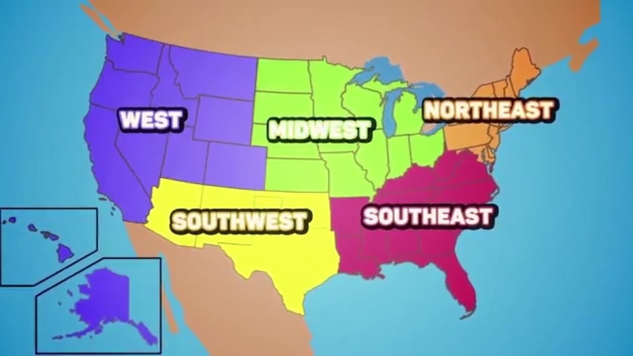 5 Regions of the US 