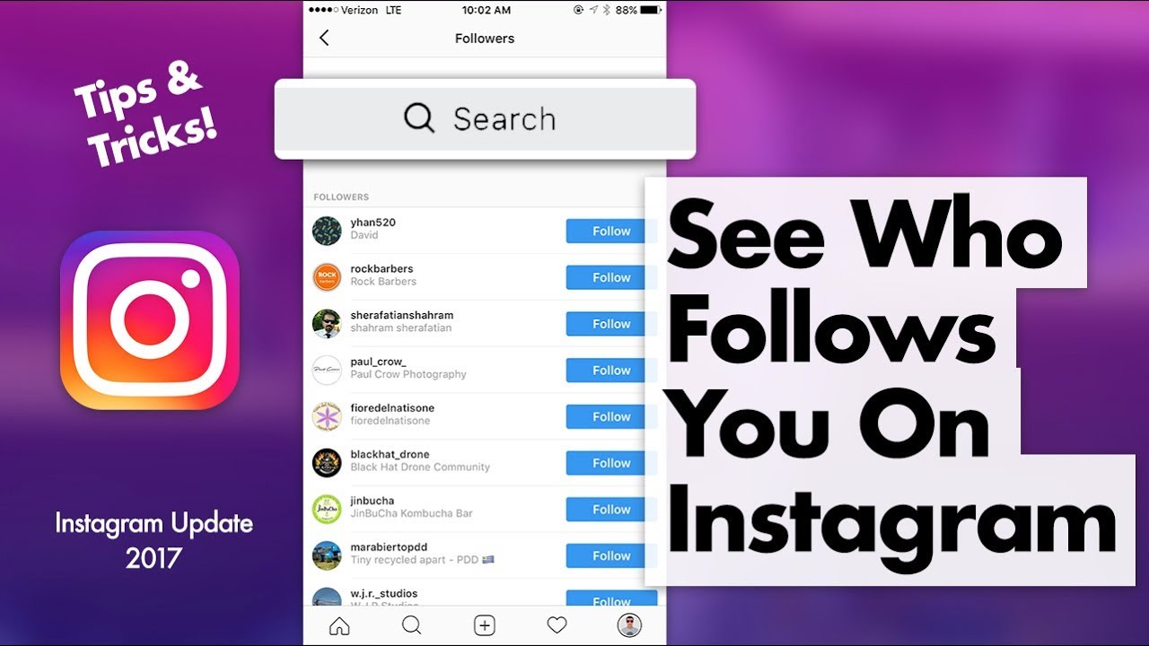how to check if someone follows you on instagram - does instagram show when you follow someone private
