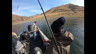 Mike Larson Catches his First Steelhead - Snake River 2019