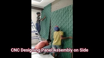 3D  Panel Designing on HDMR MDF | Assembly on the side | More info - #victoria_interio #gszone