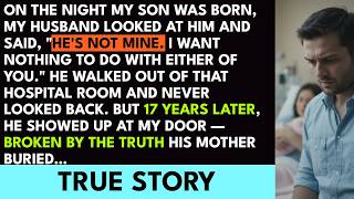 Full My Husband Abandoned Me & Our Son At The Hospital—17 Years Later, He Came Back Destroyed By His... Update