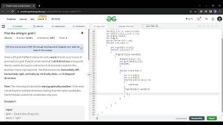 Find the string in grid||GFG||POTD||23-Aug-2023