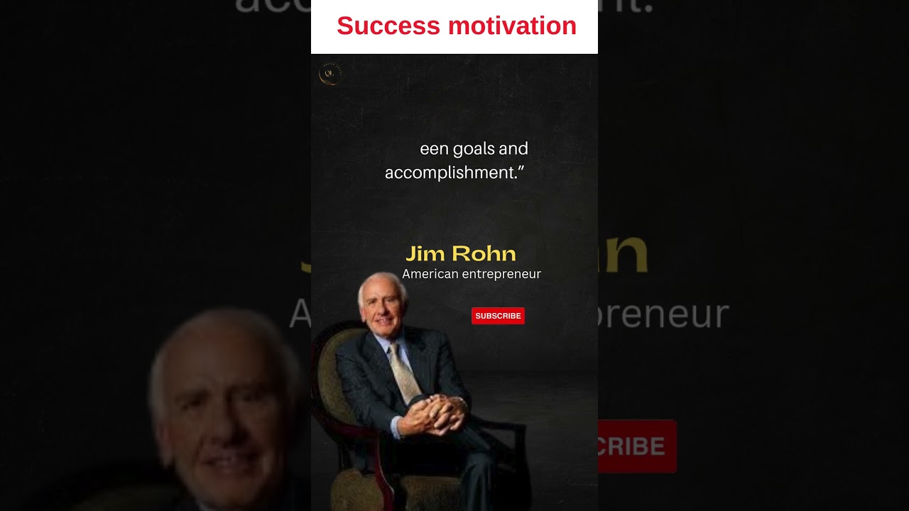 Jim Rohn Motivation for Self-Discipline and Success 