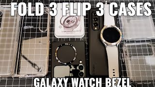 Ringke Cases For the Samsung Galaxy Flip 3, Fold 3 and Bezzel for Galaxy Watch 3