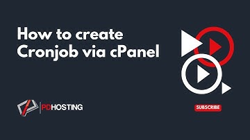 How to create Cronjob via cPanel with PD Hosting