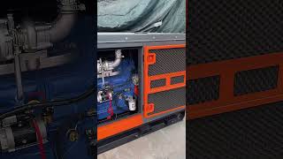 Upgrade your power solution with our stylish orange‑gray silent canopy generator.