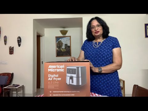 AMERICAN MICRONIC DIGITAL AIR FRYER / AIR FRYER ROASTED CAULIFLOWER IN AMERICAN MICRONIC AIRFRYER