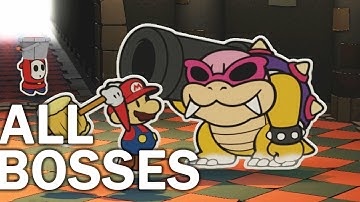 Paper Mario Color Splash: All Bosses and Ending (1080p 60fps)