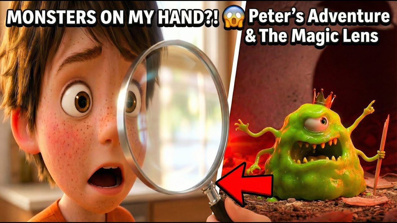 Monsters on my hands?! 😱 Peter and the Magic Lens Adventure