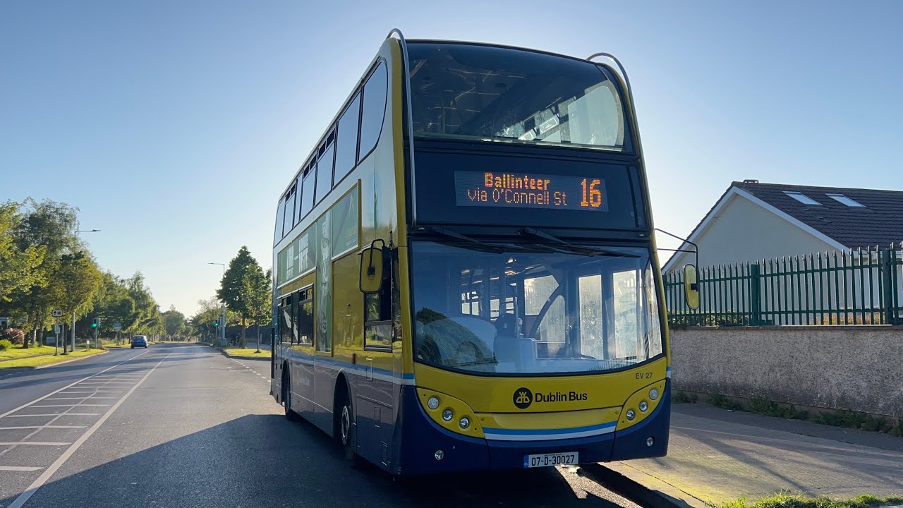 Dublin Bus | Route 16 to Ballinteer | Enviro 400 Volvo B9TL | EV27
