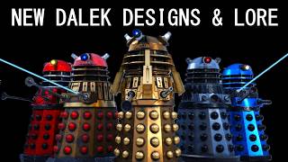 Five new Dalek designs made by Dalek Bumps
