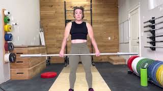 Clean High Pull Power Position