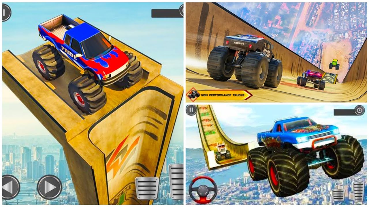 Monster Truck Mega Ramp Android apk game Monster Truck Mega Ramp ios
