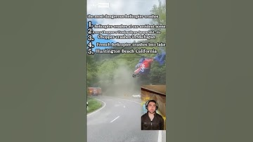 Top 5 Helicopter Crashes That Shocked Aviation — Explained