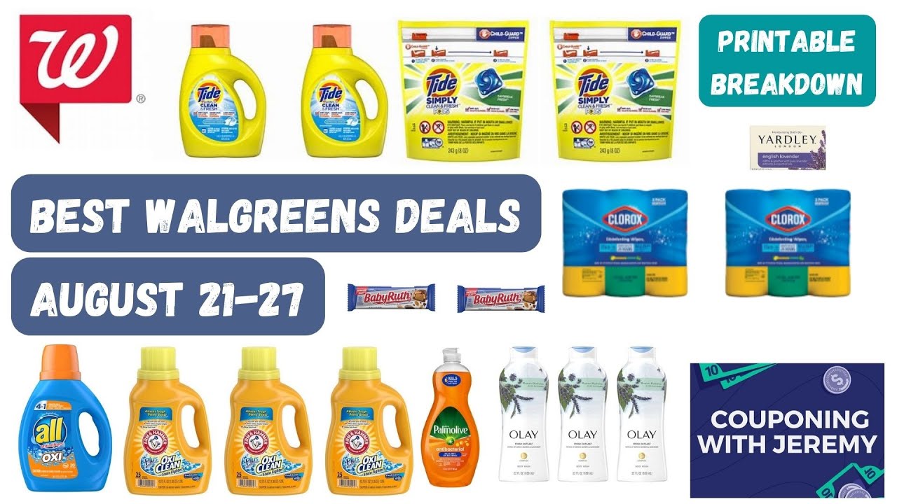 Best Walgreens Deals August 2127 Super Bargains Great Savings