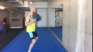 Standing Single Arm MB Throw