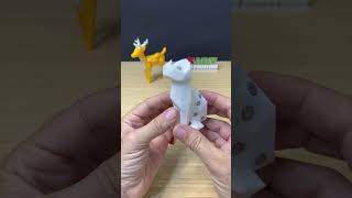 3D Printed Low Poly Cat Puzzle with Magnets #Shorts